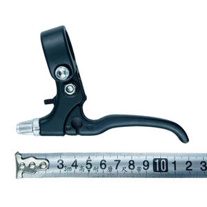 Palanca de freno de bicicleta Qt-564-9, aleación de aluminio, 3 dedos, soporte para manillar en blanco y negro para bicicleta de montaña - Product Image 5