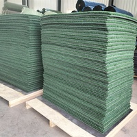 Tapis d'entraînement de golf High Tee Turf avec couche de gazon synthétique PP de 40 mm et épaisseur de 55 mm pour simulateur intérieur et practice de driving
