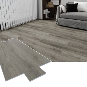 Suelo Vinílico SPC <span class=keywords><strong>de</strong></span> Diseño Moderno con Aspecto <span class=keywords><strong>de</strong></span> <span class=keywords><strong>Madera</strong></span>, Sistema <span class=keywords><strong>de</strong></span> Clic Impermeable para Uso en Interiores, Dormitorios, Cocinas y Oficinas - Product Image 2