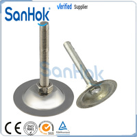 Pied de mise à niveau pivotant universel 50/60/80/100 diamètre M8/M10/M12/M16 Pieds de table réglables Pied de mise à niveau