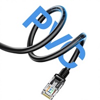 Cable Ethernet Cat5E UTP al por Mayor, 24/26AWG, 100Mbps, Cable de Red LAN, Revestimiento de PVC, Cable de Conexión RJ45, CE RoHS FCC, para Hogar y Oficina
