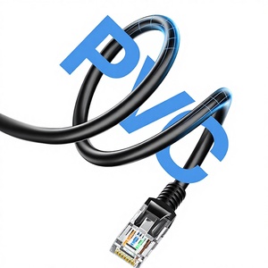 Cable Ethernet Cat5e UTP Personalizado OEM, 26AWG, RJ45, Cable de Red LAN, Cable de Conexión de PVC para Router, PC, Switch, Computadora - Product Image 2