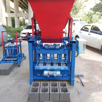 Machine à blocs QTJ4-45 en stock, modèle manuel simple, pour le marché africain, permet de changer librement de types de briques