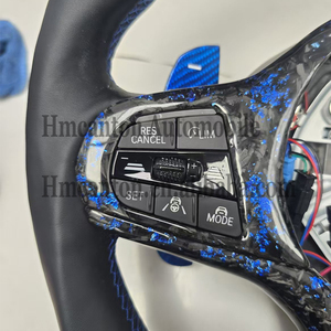 พวงมาลัยหนังคาร์บอนไฟเบอร์แบบฟอร์จ สำหรับรถยนต์ BMW ซีรีส์ G รุ่น M3 G20 G30 G80 M4 G82 M5 CS สินค้าขายดี - Product Image 2