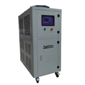 China Professional Industrial Chiller Suppliers Air Fan 5Ton 15kw Cooling Chiller Built-in SS Water Tank