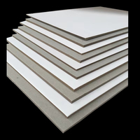 Personnalisable 110g ~ 450g Duplex Board Sided Carton Vêtements Doublure Simple Face Blanc Impression Gris Dos Blanc Papier