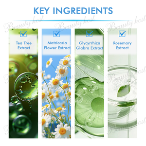 効果的な天然ハーブエキスアンチアクネキット2PCSクリーム50Gロールオンセラム15MLニキビ除去スキンケアセット - Product Image 3