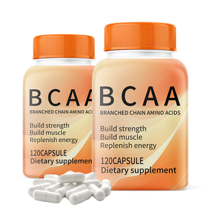 Veganistische 500Mg Bcaa Capsules Voor Volwassen Spiergroei <span class=keywords><strong>Leucine</strong></span> Isoleucine Valine Aminozuur Supplement - Product Image 4