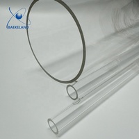 Tube acrylique transparent de grand diamètre 100 mm 500 mm 1000 mm, tuyau en plastique acrylique transparent personnalisé
