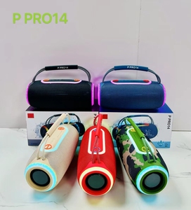Nuovi Altoparlanti Wireless <span class=keywords><strong>P</strong></span> PRO14 in Tessuto, 20W Bassi Potenti, RGB, Impermeabili, Portatili, con Bluetooth e LED - Product Image 1