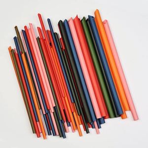 Pailles à bulles biodégradables en PLA et PP, emballées individuellement, 190 mm et 230 mm, colorées, pour gobelets en plastique, à prix réduit - Product Image 4