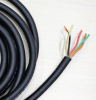 Cable multinúcleo 2 3 4 5 Cable de núcleo SOOW SJOW SJOOW SOW Cable eléctrico 18 16 14 12 10 Awg Cable flexible de goma de Pvc