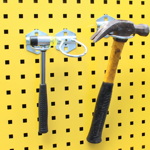 Perforated Square Hole Board Tool Hanging Board Thickened Hammer Round Hook Tie Mounts - Product Image 4