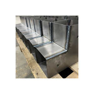 Oem tấm kim loại chế tạo sản phẩm dịch vụ thép heavy duty có thể điều chỉnh xây dựng hàn chân đế - Product Image 1