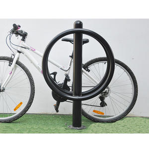 Portabicicletas Circular personalizado Bloqueo de soporte Bastidores seguros para bicicletas Instalación de portabicicletas único para estacionamiento - Product Image 5