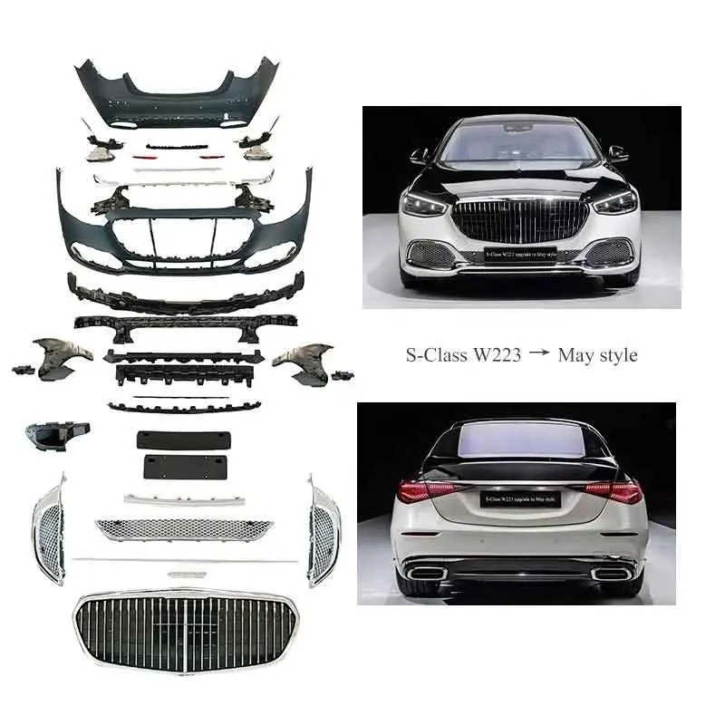 2021/22/23y hot sell S-Class W223 car upgraded bodykit auto parts body system exterior accessories full set
