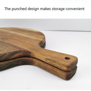 <span class=keywords><strong>Planche</strong></span> à découper <span class=keywords><strong>ronde</strong></span> en <span class=keywords><strong>bois</strong></span> d'acacia, très vendue, réutilisable, marquée au laser, pour couper le pain et la pizza - Product Image 6