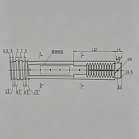 Axe de positionnement en acier trempé usiné CNC de haute précision sur mesure pour transmission de mouvement - Composants d'axe de tige