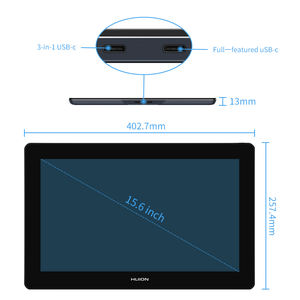 <span class=keywords><strong>Huion</strong></span> — tablette graphique professionnelle Kamvas Pro 16 Plus 4K, à double usage, écran de dessin, d'origine - Product Image 3