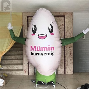 Muñeco inflable <span class=keywords><strong>de</strong></span> 2m llamativo y personalizado, con brazos ondulantes, diseño <span class=keywords><strong>de</strong></span> grano <span class=keywords><strong>de</strong></span> arroz <span class=keywords><strong>de</strong></span> dibujos animados, Wacky Waver Air Dance para <span class=keywords><strong>restaurante</strong></span>, supermercado o marca - Product Image 2