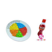 Chewing-gum de haute qualité en forme de bouteille de cola, saveur fruitée, mini Long Bao