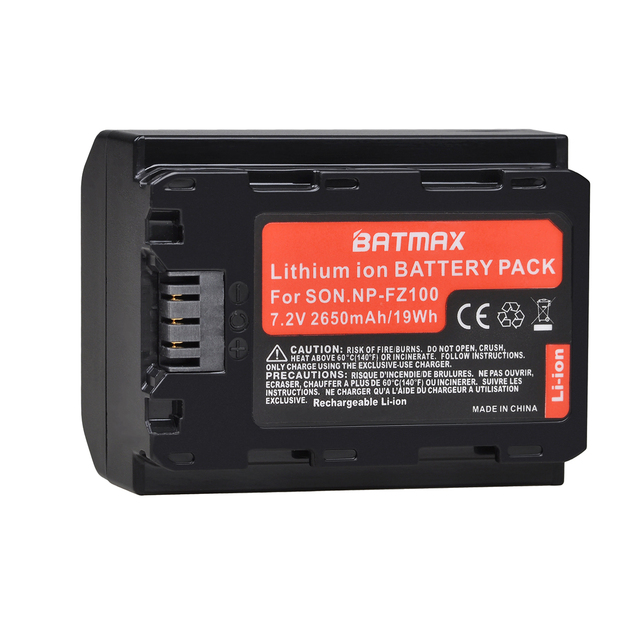 Onsale NPFZ100 NP-FZ100 NP FZ100 Battery for Sony NP-FZ100, BC-QZ1 Alpha 9, A7RIII, ILCE-7RM3, A9, Sony A9R Sony Alpha 9S Camera