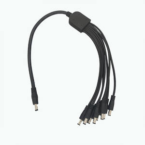 Kabel daya Splitter Pria DC 5.5*<span class=keywords><strong>2</strong></span>.1(<span class=keywords><strong>2</strong></span>.5) 1 perempuan ke <span class=keywords><strong>2</strong></span>/<span class=keywords><strong>3</strong></span>/4/5/6/7/8 untuk Strip lampu Led - Product Image 1