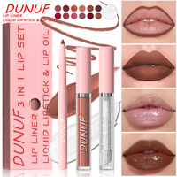 Ensemble de 3 pièces best-seller : crayon à lèvres, gloss et huile à lèvres, longue tenue, hydratant, cosmétiques pour femmes