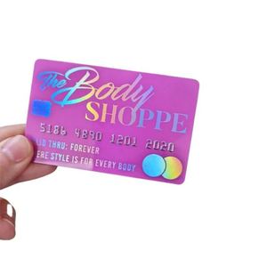 Hot Sell Blank <b>Rainbow</b> Pvc Holographic Nfc Business <b>Card</b> - Product Image 6