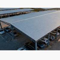 Abri de voiture préfabriqué en acier, auvent métallique, garage, abri de stationnement, abri de voiture en acier léger préfabriqué, prix de gros personnalisé
