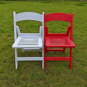 Sedie Pieghevoli <span class=keywords><strong>Wimbledon</strong></span> in Resina Plastica Bianca di Alta Qualità per Eventi, Matrimoni e Giardino - Product Image 5