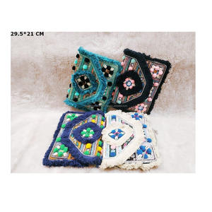 <b>Women</b> <b>Messenger</b> Handmade Custom Luxury Bridal Clutch <b>Bags</b> Bohemian Envelope <b>Bag</b> India Ladies Evening party Clutch <b>Bags</b> - Product Image 4