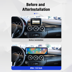 ZWNAV 2560*720p 14.9 นิ้ว รองรับ Apple Carplay สำหรับรถยนต์ Mercedes Benz B-Class ปี 2012-2015 ระบบปฏิบัติการ LINUX เครื่องเล่นมัลติมีเดียในรถยนต์ พร้อมระบบนำทาง GPS - Product Image 5