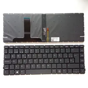 Sostituzione della tastiera per HP ProBook 440 G8 445 G8 tastiera retroilluminata senza cornice layout spagnolo nuovo