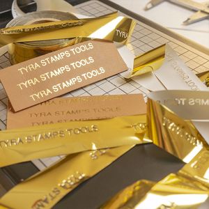 אות אלף בית להגדיר עם מספר סמלים 8 ס "מ t חריץ עובש עבור נייר הטבעה חם לסכל חם מכונה לוגו מותאם אישית diy שם לוגו - Product Image 4