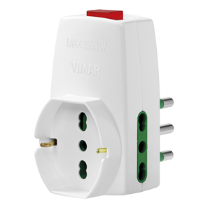 อะแดปเตอร์ไฟฟ้าวิมาร์ 1500W พร้อมสวิตช์สำหรับใช้ในบ้าน - Product Image 1