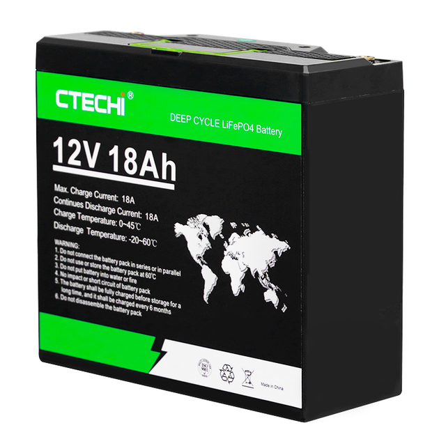 CTECHI 32700 LFP Battery Pack 4S3P 12Volt 12V 18Ah Lithium Battery Lithium Ion Batteries Pack