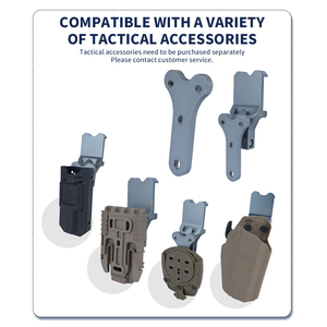 ซองปืนอลูมิเนียม SIVI สำหรับการแข่งขัน IPSC แบบปรับได้รูปตัว T ชุดอุปกรณ์ครบครันสำหรับการล่าสัตว์และยุทธวิธี - Product Image 2