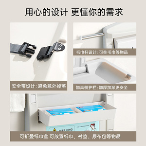 Interhasa Baby Changing Table Foldable Wall Mounted HDPE Material For Infant Care - Product Image 4