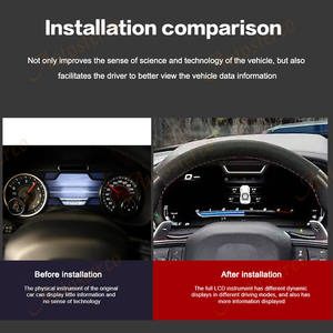 หน้าจอแสดงผลดิจิตอล Virtual Cockpit สำหรับรถยนต์ Dodge RAM ปี 2019-2023 หน้าจอแสดงความเร็วแบบดิจิตอล หน่วยความเร็วไมล์/กม. พร้อมจอแสดงผลบนแผงหน้าปัด - Product Image 6