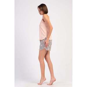 เสื้อกล้ามคอกลมแขนกว้างสำหรับผู้หญิงพร้อมชุดกระโปรงทรงวงรี - Product Image 3