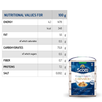 Italiaans merk, hoge kwaliteit, beste smaak Carnaroli rijst, zachte textuur, langkorrelige rijst voor romige risotto, 5x1kg RISO SCOTTI 16-18
