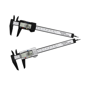 Strumento di misura elettronico altimetro digitale Vernier calibro LCD micrometro strumento di plastica righello 0-150mm 0-100mm DIY OEM disponibile - Product Image 2