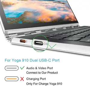 USB-C To 4-Ports USB 3.0 Hub For Type-C Devices The New Macbook ChromeBook Pixel