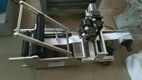 Machine d'étiquetage automatique de sachets plats de bureau, alimentateur automatique, applicateur d'étiquettes, machine d'étiquetage d'autocollants