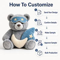 Fabricant OEM/ODM de jouets en peluche ours super doux sur mesure, directement de l'usine, pour marques de distributeurs et commandes en gros, anti-stress