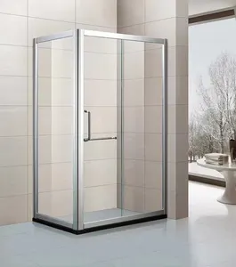 Fábrica preço direto 2-19mm personalizado claro totalmente temperado banheiro porta design banheiro vidro chuveiro portas