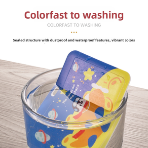 <span class=keywords><strong>Porte</strong></span>-badge photo personnalisé écologique et mignon en forme de fleur, en plastique ABS, <span class=keywords><strong>avec</strong></span> <span class=keywords><strong>cordon</strong></span> à ressort en acrylique - Product Image 5