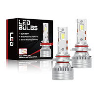 Phares LED LANSEKO X9P de haute qualité H7 H11 9005 9006 9012 avec système de refroidissement double et 12000LM 50W pour ampoules de voiture