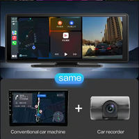 Lecteur multimédia de voiture Android avec écran tactile de 7 pouces HD sans fil CarPlay, commande vocale, détection de lignes de stationnement, IPS, 2025